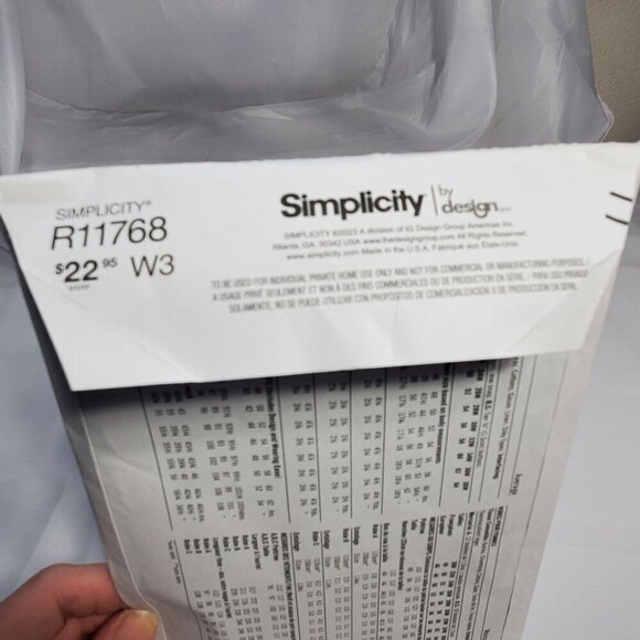 Simplicity R11768 Womens Dress Sewing Pattern W3 30W-38W Plus Size UNCUT - Picture 5 of 8